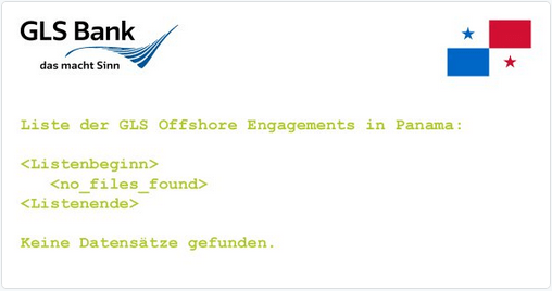 GLS Bank und die Panama Files